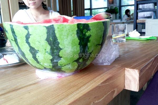自制西瓜汁的做法图解1