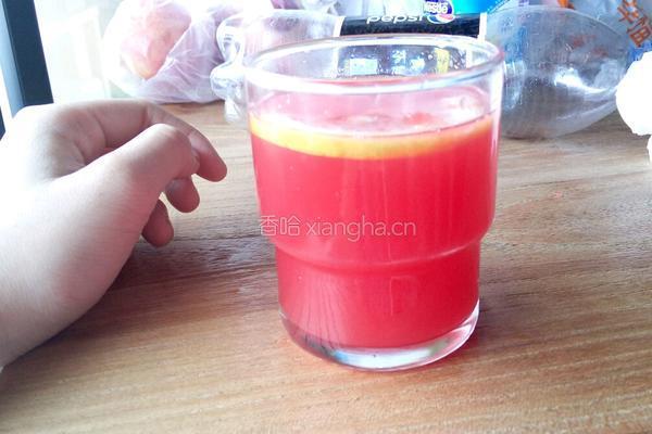 自制西瓜汁的做法图解4