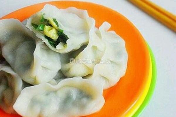韭菜鸡蛋馅儿水饺的做法图解7