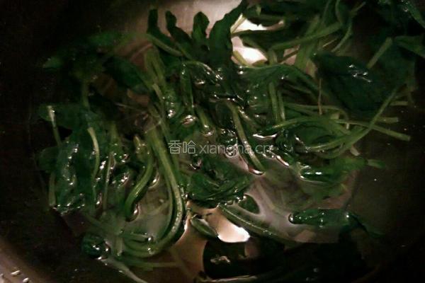 凉拌菠菜金针菇的做法图解3