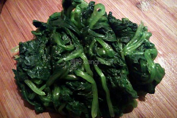 凉拌菠菜金针菇的做法图解4