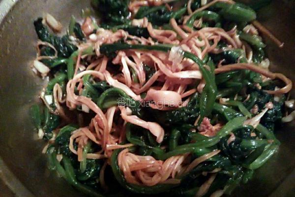 凉拌菠菜金针菇的做法图解7