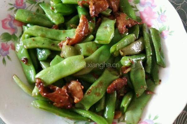 豆角炒肉