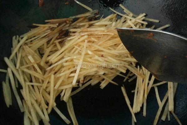 素炒土豆洋葱青椒丝的做法图解7
