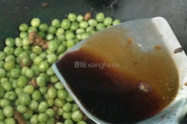 肉末豌豆的做法图解4