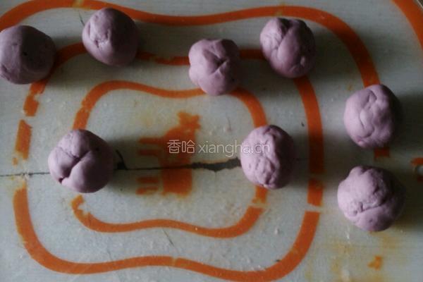 紫薯开口红枣包的做法图解6
