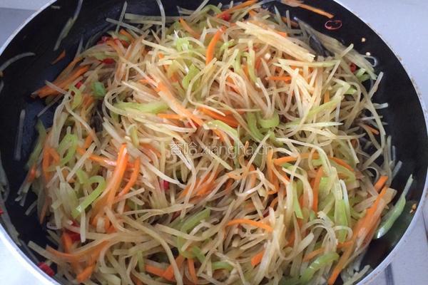 酸辣土豆丝的做法图解9