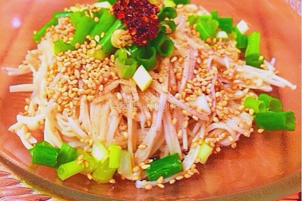 凉拌金针菇的做法图解9