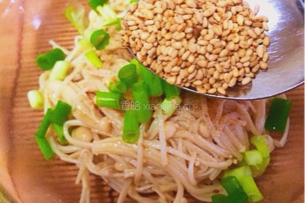凉拌金针菇的做法图解8