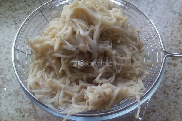 凉拌金针黄瓜的做法图解6