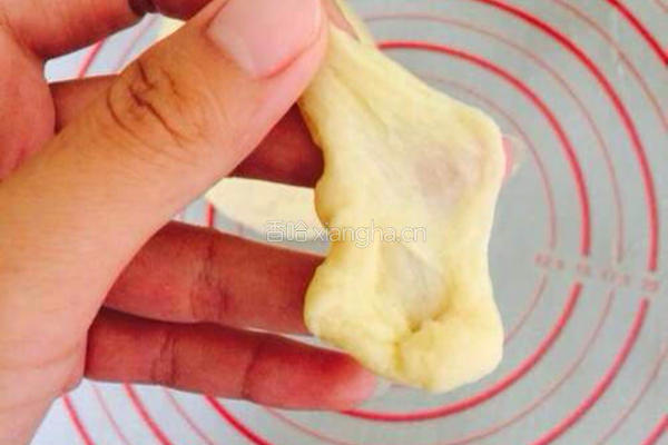 早餐:红豆酥皮包的做法图解3