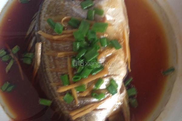 清蒸海鲫鱼