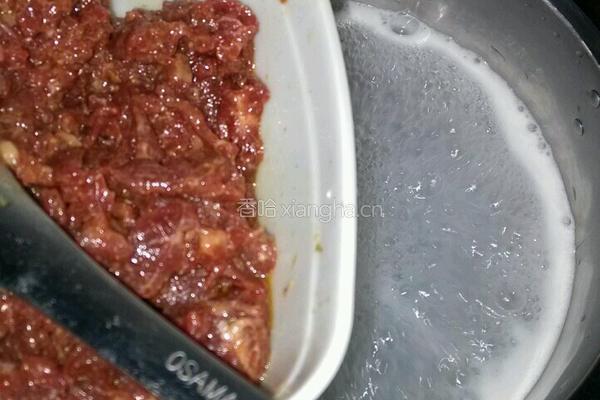 香滑牛肉粥的做法图解5