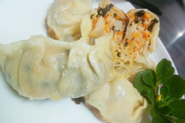 水煎鲜肉饺的做法图解8