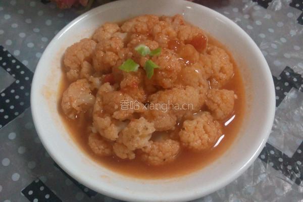 番茄菜花的做法图解11