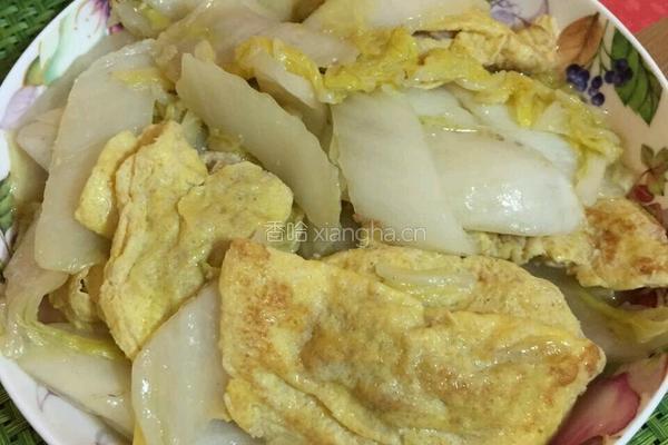大白菜蛋饺