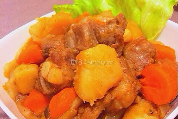 土豆炖排骨的做法图解10