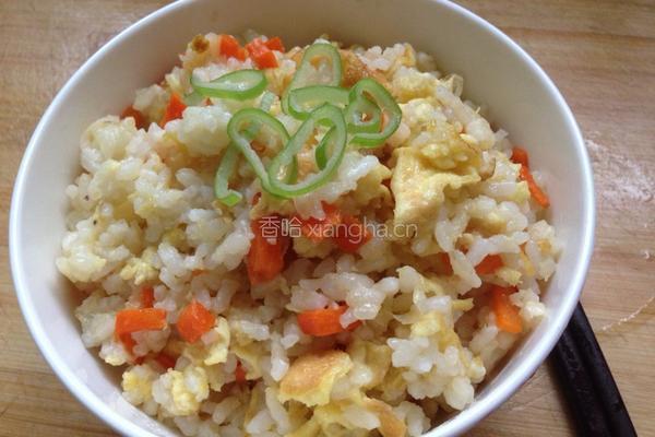 胡萝卜蛋炒饭的做法图解10