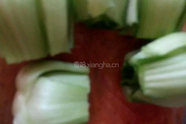 香菇油菜盏的做法图解6