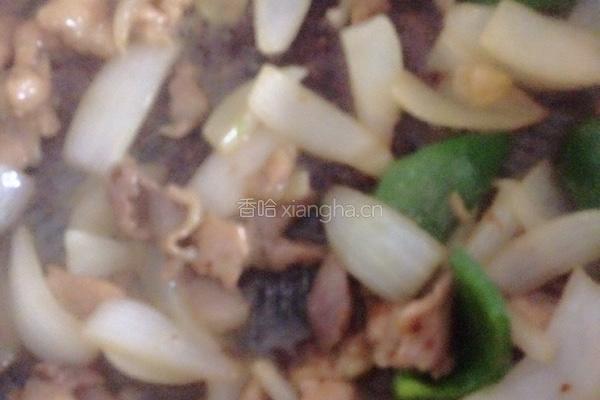 洋葱炒肉的做法图解5