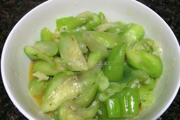 清炒丝瓜的做法图解4