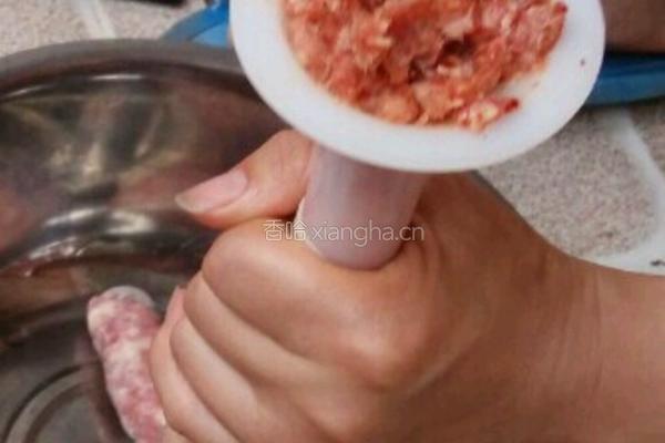 自制儿童香肠的做法图解4