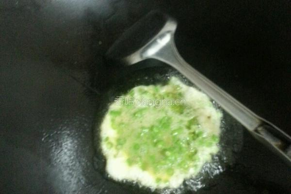豆角煎蛋的做法图解4