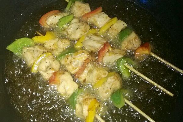 鸡肉串烧的做法图解7