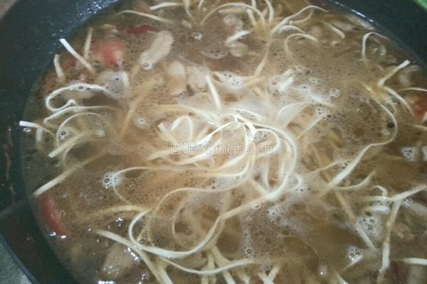 青椒肉丝面的做法图解8