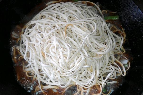 老北京素焖扁豆面（二人量）的做法图解8