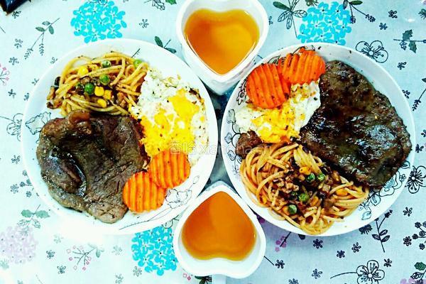 牛排~香菇肉酱意面