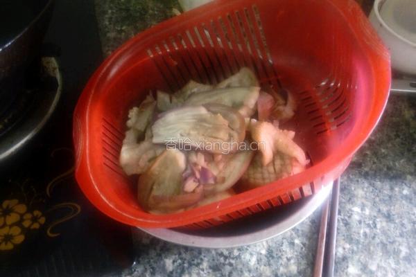 蒜末茄子的做法图解3