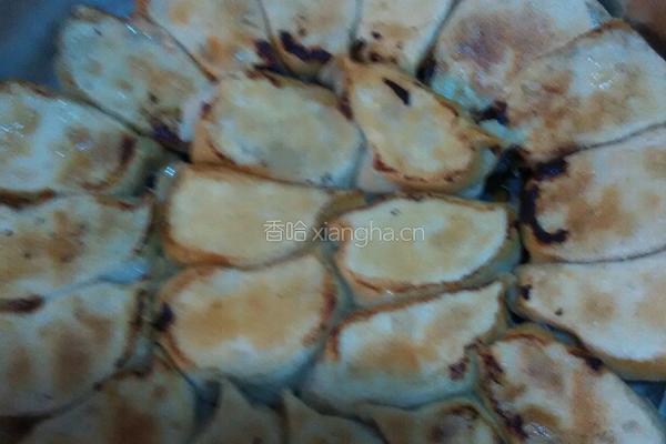 香菇油菜锅贴的做法图解5