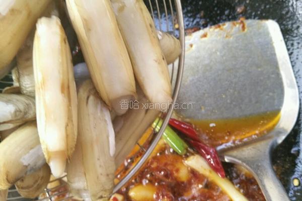 炒蛏子的做法图解7