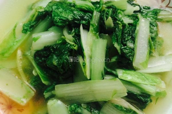 清炒小白菜的做法图解5