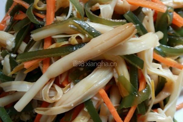 黄花菜凉拌海带丝的做法图解6