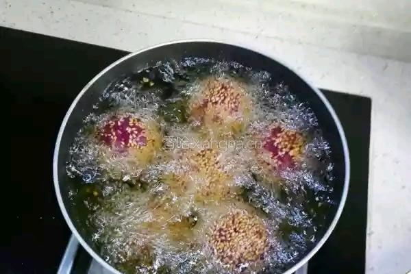 紫薯麻球的做法图解8