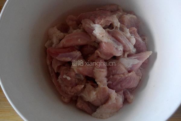肉炒杏鲍菇的做法图解1