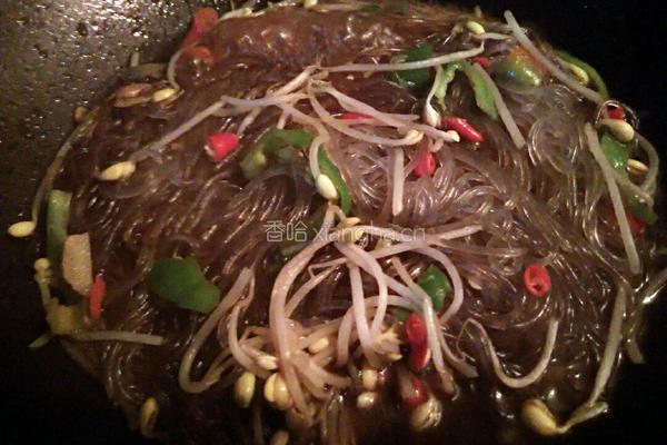 黄豆芽炒粉条的做法图解6