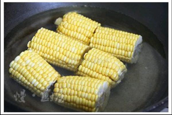 奶油香甜玉米棒的做法图解2