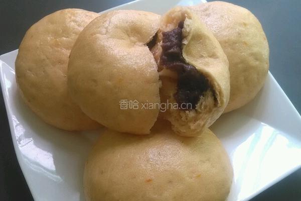 番茄汁豆沙包的做法图解6