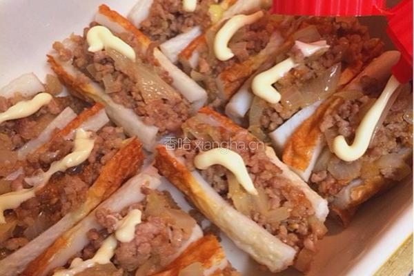 奶酪烤鱼肉圈的做法图解8