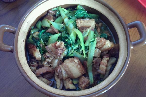 五花肉炖芥菜的做法图解6