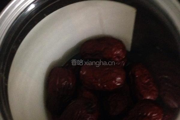 红枣核桃芝麻糊的做法图解2