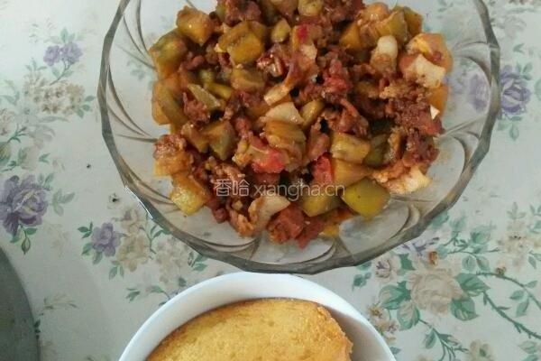 茄子顿肉的做法图解5