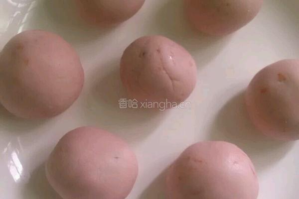粉色糯米滋的做法图解4