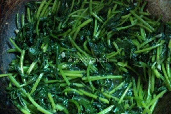 清炒红薯叶的做法图解3