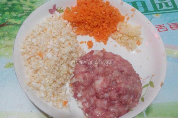 肉沫蒸鸡蛋的做法图解1