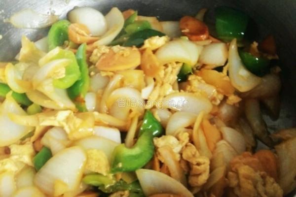 洋葱鸡蛋炒火腿的做法图解11