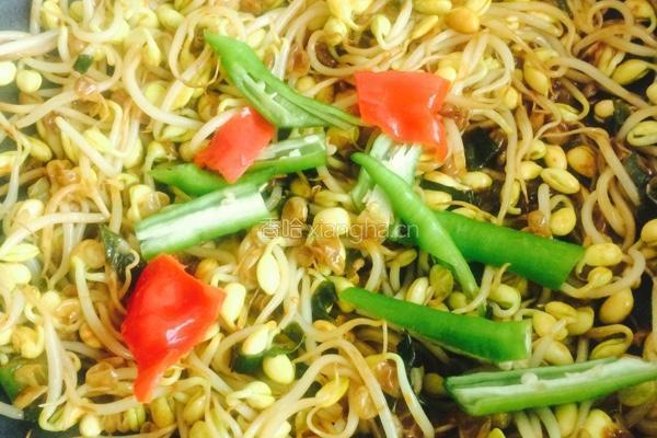 干煸豆芽的做法图解4